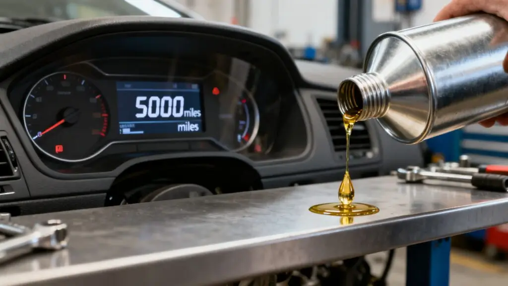 how many miles between oil changes oil change