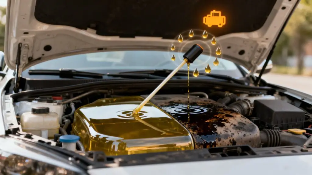 overdue oil change symptoms oil change