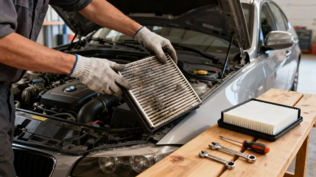 replace car air filter air filter