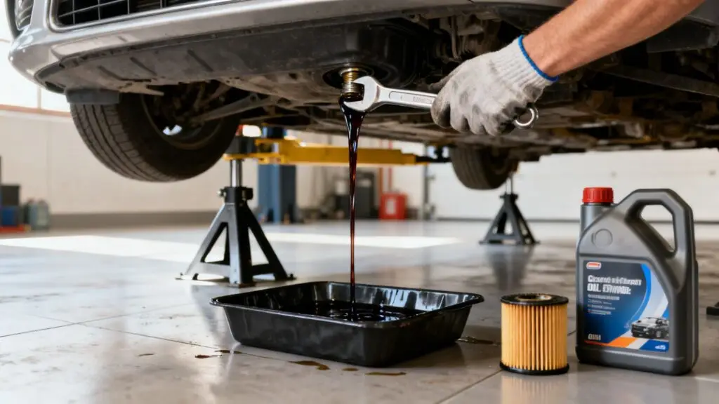 steps to change oil oil change