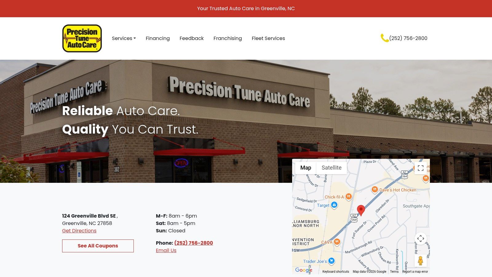 Precision Tune Auto Care – Greenville