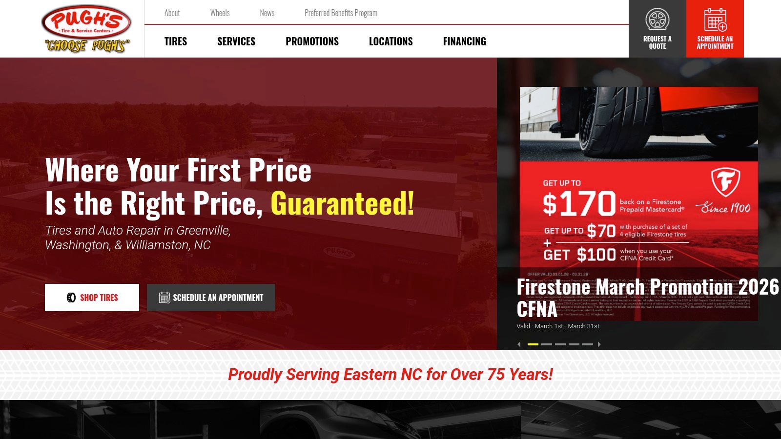 Pugh’s Tire & Service Centers