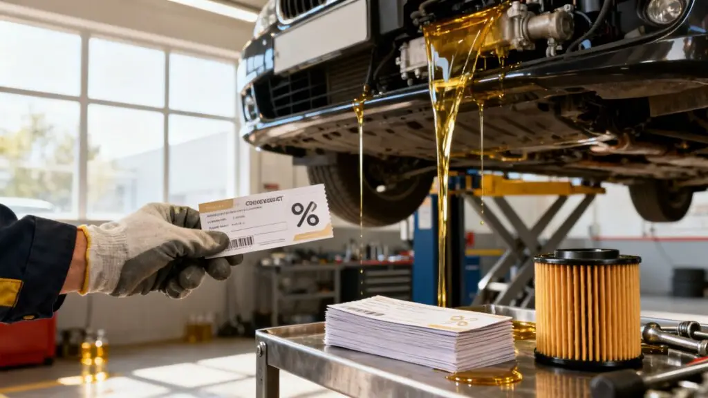 coupons for oil change service discount