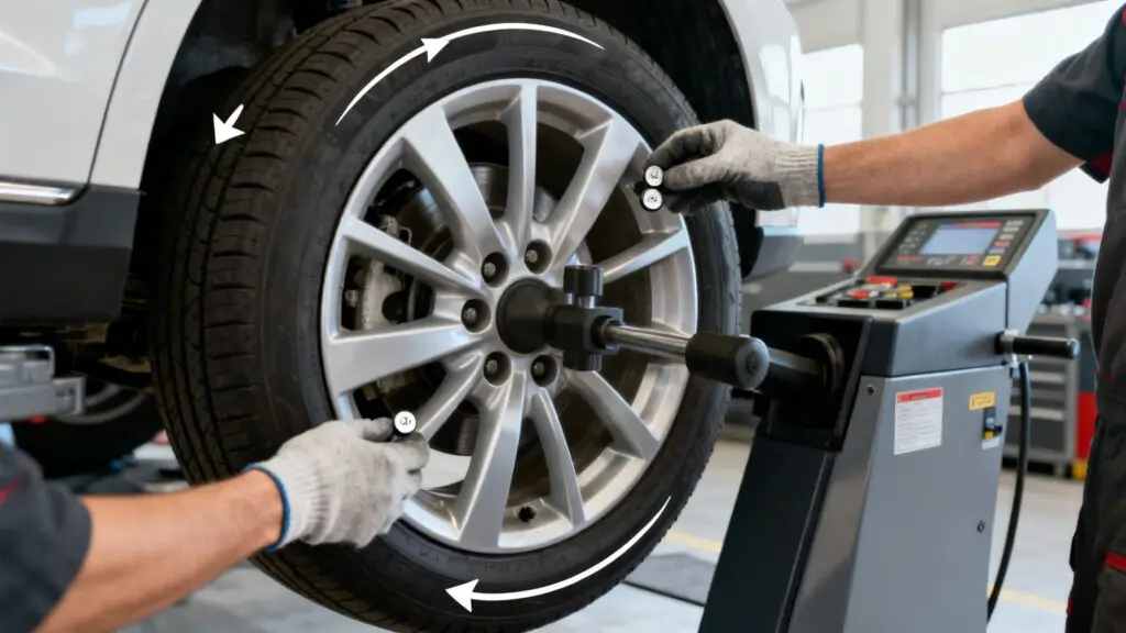 how often should tires be rotated and balanced tire balancing