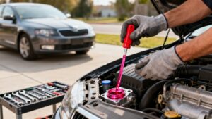 how to check transmission fluid fluid check