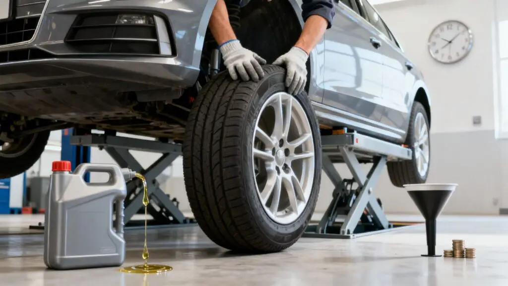 oil change tire rotation car maintenance