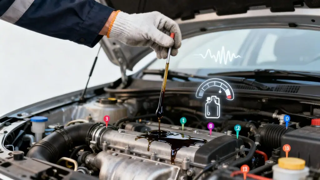 signs your car needs an oil change oil check