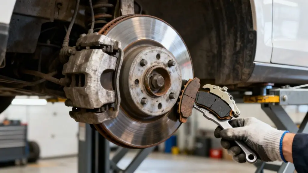 what causes uneven brake pad wear brake pads