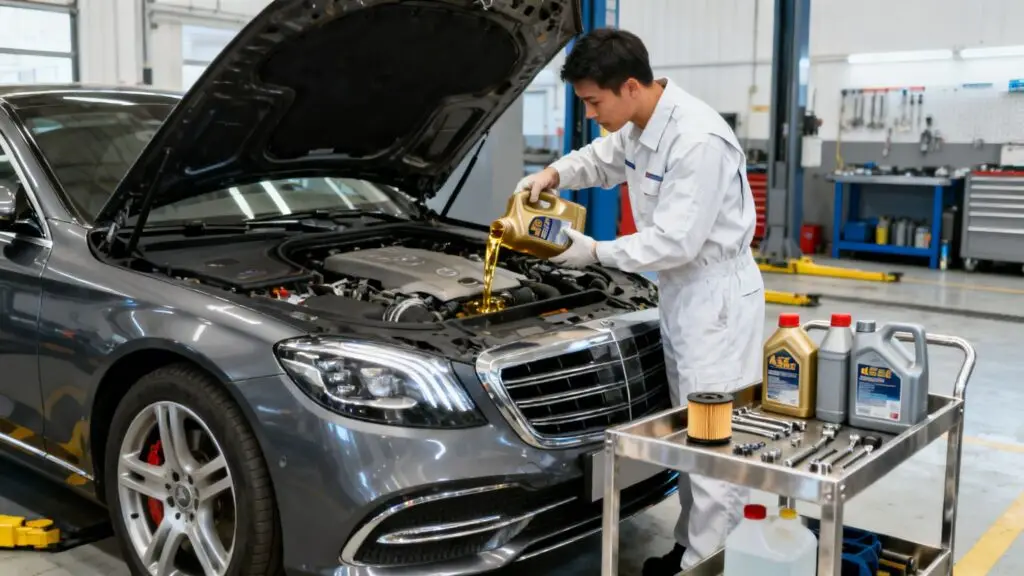 what is full service oil change oil change