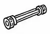 Simple illustration of a cylindrical metal rod