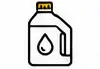 Icon of a detergent bottle with a droplet