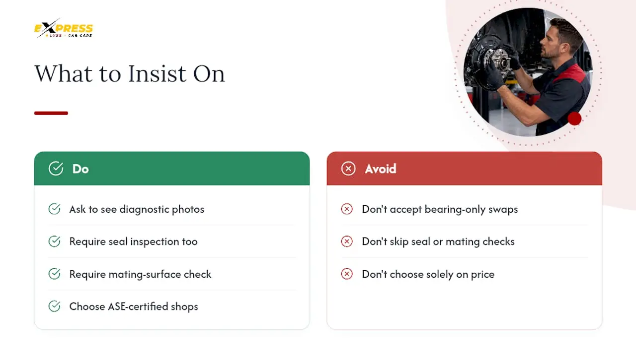 Our Take on What to Insist On — overview diagram