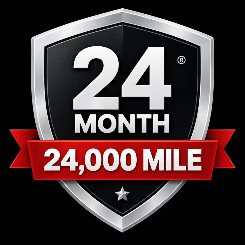 24-month 24,000-mile auto repair warranty in Richland Hills, TX